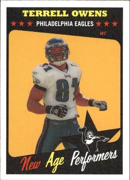 2005 Topps Heritage - New Age Performers #NAP11 Terrell Owens Front