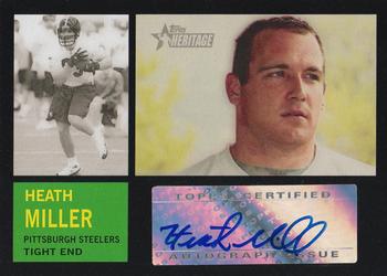 2005 Topps Heritage - Real One Autographs #ROA-HM Heath Miller Front