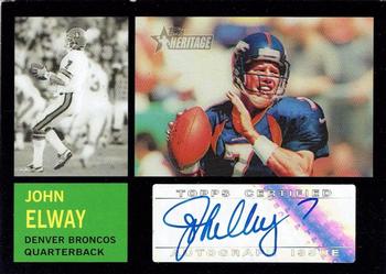 2005 Topps Heritage - Real One Autographs #ROA-JE John Elway Front