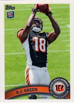 2011 Topps - Rookies #151 A.J. Green Front
