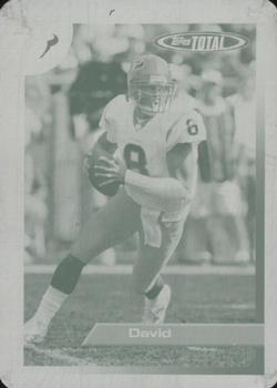2005 Topps Total - Printing Plates Front Yellow #288 David Carr Front