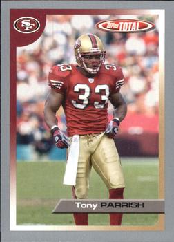 2005 Topps Total - Silver #42 Tony Parrish Front