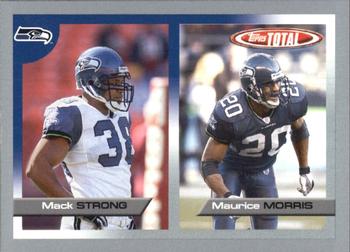 2005 Topps Total - Silver #46 Mack Strong / Maurice Morris Front