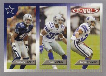 2005 Topps Total - Silver #50 Anthony Henry / Nate Jones / Lance Frazier Front