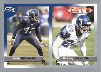 2005 Topps Total - Silver #65 Bobby Taylor / Kris Richard Front