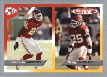 2005 Topps Total - Silver #93 Greg Wesley / Jerome Woods Front