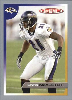 2005 Topps Total - Silver #107 Chris McAlister Front