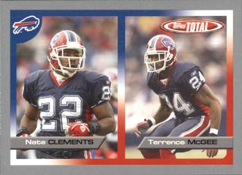 2005 Topps Total - Silver #136 Nate Clements / Terrence McGee Front