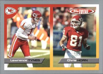 2005 Topps Total - Silver #157 Lawrence Tynes / Chris Horn Front