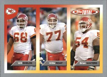 2005 Topps Total - Silver #357 Will Shields / Willie Roaf / Brian Waters Front