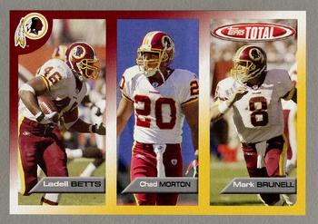 2005 Topps Total - Silver #368 Ladell Betts / Mark Brunell / Chad Morton Front