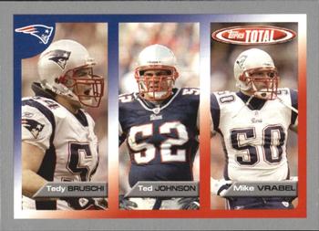 2005 Topps Total - Silver #378 Mike Vrabel / Ted Johnson / Tedy Bruschi Front