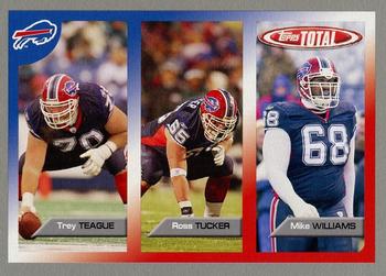 2005 Topps Total - Silver #390 Trey Teague / Ross Tucker / Mike Williams Front