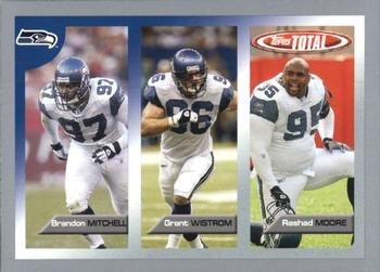 2005 Topps Total - Silver #412 Brandon Mitchell / Grant Wistrom / Rashad Moore Front