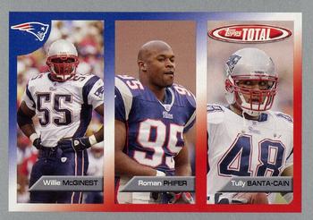 2005 Topps Total - Silver #425 Roman Phifer / Tully Banta-Cain / Willie McGinest Front
