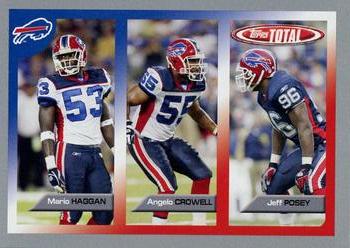 2005 Topps Total - Silver #435 Mario Haggan / Jeff Posey / Angelo Crowell Front
