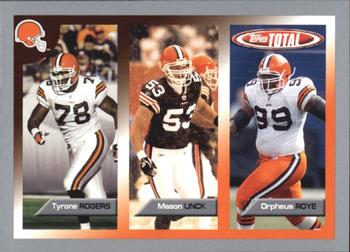 2005 Topps Total - Silver #440 Tyrone Rogers / Mason Unck / Orpheus Roye Front