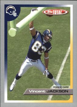 2005 Topps Total - Silver #472 Vincent Jackson Front