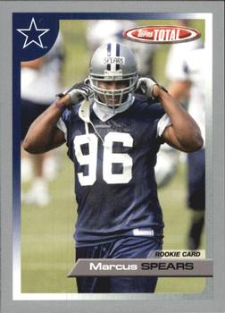 2005 Topps Total - Silver #549 Marcus Spears Front