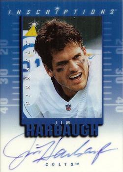 1997 Pinnacle Inscriptions - Autographs #NNO Jim Harbaugh Front