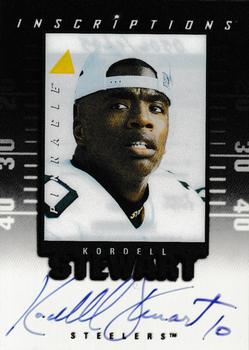 1997 Pinnacle Inscriptions - Autographs #NNO Kordell Stewart Front