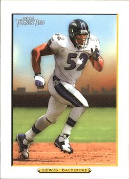 2005 Topps Turkey Red - White #4a Ray Lewis Front
