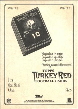 2005 Topps Turkey Red - White #80b Michael Vick Back