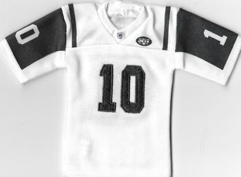 2005 UD Mini Jersey Collection - Replica Jerseys White #CP1 Chad Pennington Front