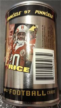 1997 Pinnacle Inside - Cans #19 Jerry Rice Back