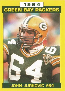 1994 Green Bay Packers Police - Portage County Sheriffs Department #8 John Jurkovic Front
