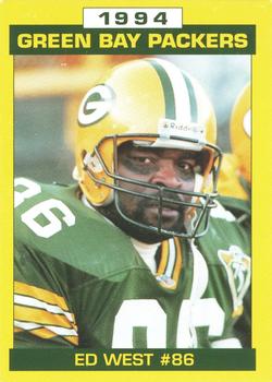 1994 Green Bay Packers Police - Portage County Sheriffs Department #14 Ed West Front