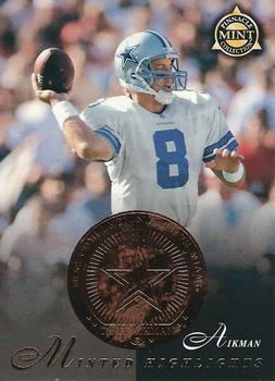 1997 Pinnacle Mint #25 Troy Aikman Front