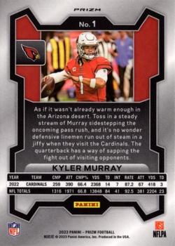 2023 Panini Prizm - Red White and Blue #1 Kyler Murray Back