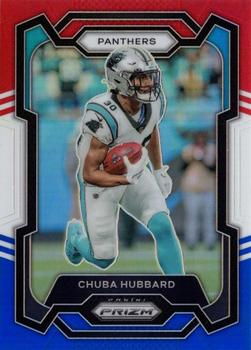 2023 Panini Prizm - Red White and Blue #40 Chuba Hubbard Front
