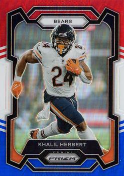 2023 Panini Prizm - Red White and Blue #51 Khalil Herbert Front