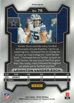 2023 Panini Prizm - Red White and Blue #76 Leighton Vander Esch Back