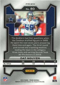 2023 Panini Prizm - Red White and Blue #80 Dat Nguyen Back