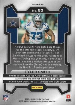 2023 Panini Prizm - Red White and Blue #83 Tyler Smith Back