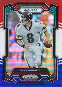 2023 Panini Prizm - Red White and Blue #136 Mark Brunell Front