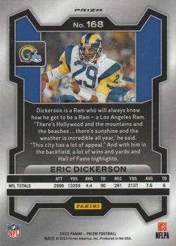 2023 Panini Prizm - Red White and Blue #168 Eric Dickerson Back