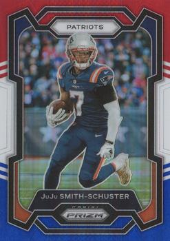 2023 Panini Prizm - Red White and Blue #204 JuJu Smith-Schuster Front