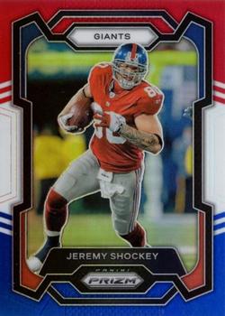 2023 Panini Prizm - Red White and Blue #222 Jeremy Shockey Front