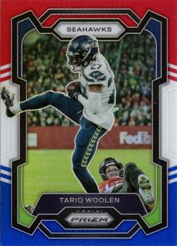 2023 Panini Prizm - Red White and Blue #263 Tariq Woolen Front