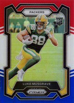 2023 Panini Prizm - Red White and Blue #337 Luke Musgrave Front