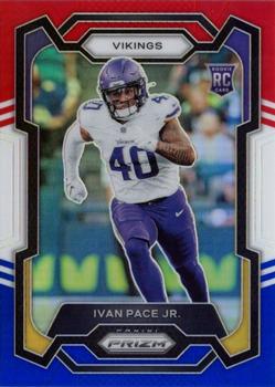 2023 Panini Prizm - Red White and Blue #366 Ivan Pace Jr. Front
