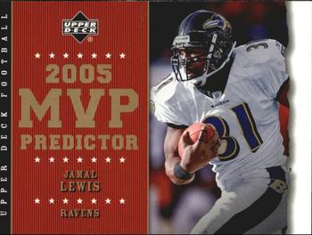 2005 Upper Deck - Predictors: MVP #MVP-5 Jamal Lewis Front