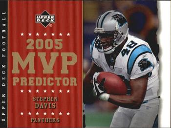 2005 Upper Deck - Predictors: MVP #MVP-10 Stephen Davis Front