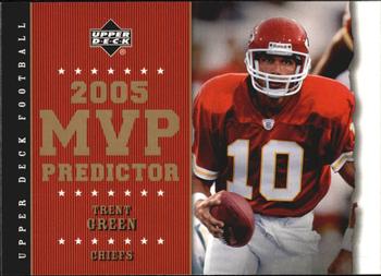 2005 Upper Deck - Predictors: MVP #MVP-37 Trent Green Front