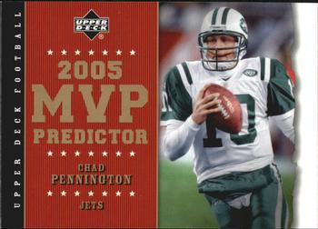 2005 Upper Deck - Predictors: MVP #MVP-49 Chad Pennington Front