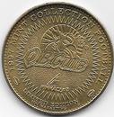 1997 Pinnacle Mint - Coins Brass #01 Brett Favre Back